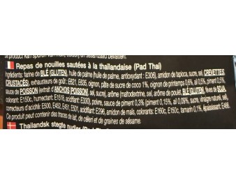 NOUILLES AU PAD THAI