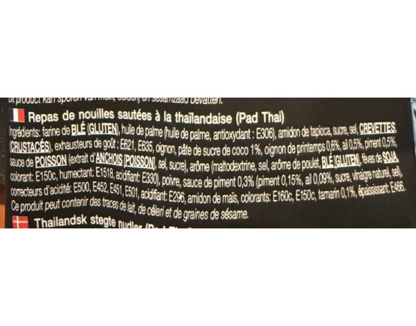 NOUILLES AU PAD THAI