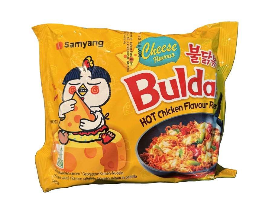 NOUILLES FRITE AU POULET FROMAGE