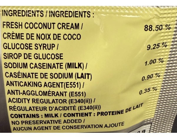 NOIX DE COCO EN POUDRE