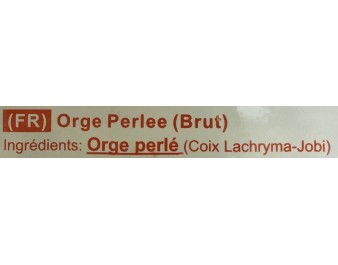 ORGE SECHEE