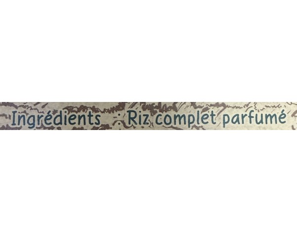 RIZ BRUN JASMIN GRAINS LONGS