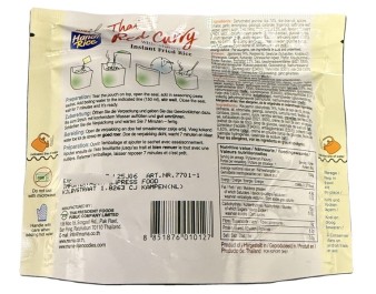 RIZ INSTANTANE AU CURRY ROUGE ET CREVETTE