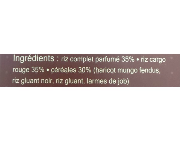 RIZ MULTI GRAIN ET CEREALE