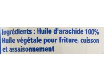 HUILE D’ARACHIDE