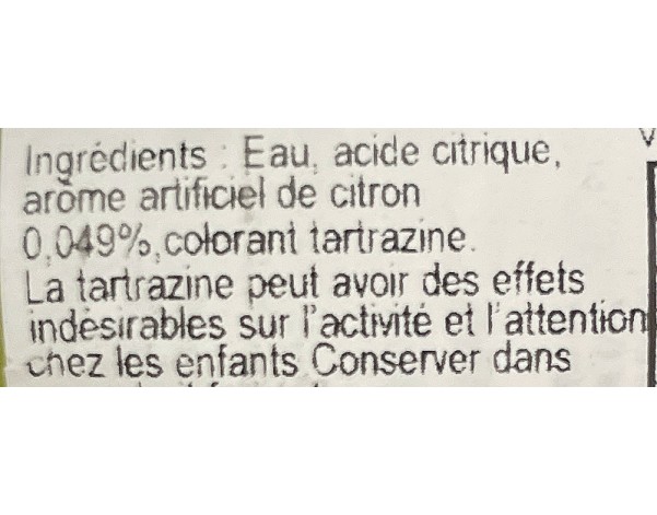 JUS DE CITRON VERT CONCENTRE