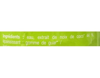 LAIT DE NOIX DE COCO BIO