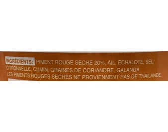 PATE DE CURRY MASSAMAN