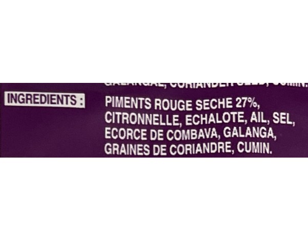 PATE DE CURRY PANANG