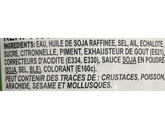 PATE INS. AROME AIGRE DOUX