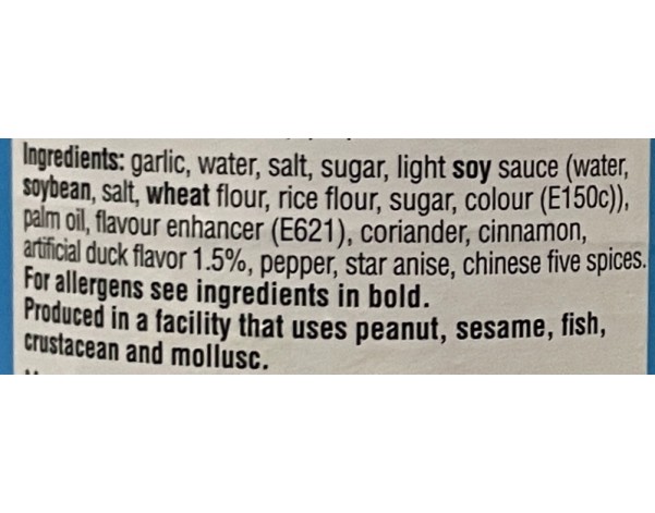 PATE INS. AROME CANARD