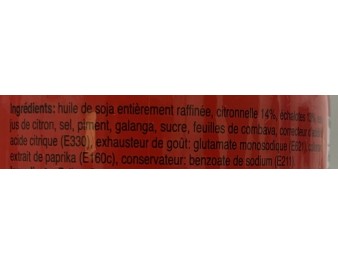 PATE INSTANTANEE TOM YUM