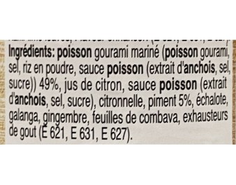 POISSON GOURAMI AVEC PIMENT