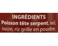 POISSON TETE DE SERPENT SANS ARETE