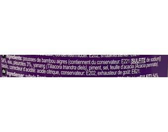 POUSSES DE BAMBOU AIGRE ET CHAMPIGNON D’HUITRE