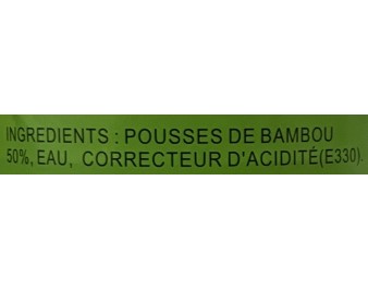 POUSSES DE BAMBOU TIP AU NATUREL