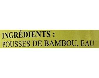 POUSSES DE BAMBOU TIP AU NATUREL