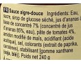 SAUCE AIGRE DOUCE