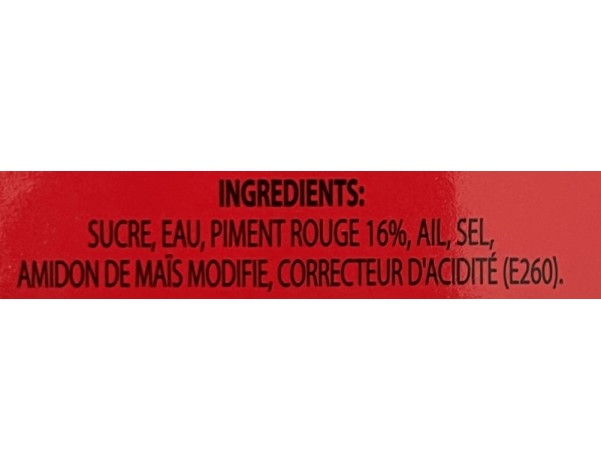 SAUCE DE PIMENT POUR POULET