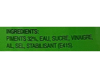 SAUCE DE PIMENT SRIRACHA MOYENNE