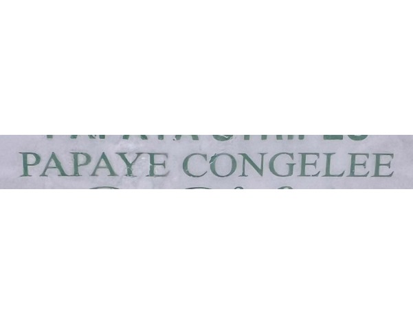 PAPAYE EN FILAMENTS ****