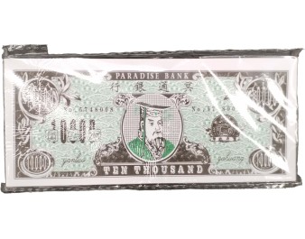 PAPIER CULTE BILLET 10000 DOLLARS 100 P.