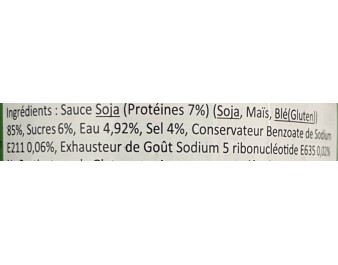 SAUCE DE SOJA