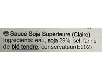 SAUCE DE SOJA