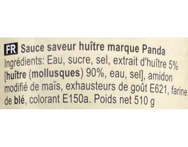 SAUCE HUITRE