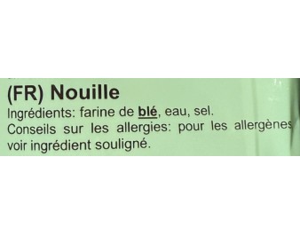 NOUILLE AU BLE