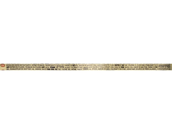 NOUILLE AU BLE UDON SAVEUR FROMAGE PIQUANT