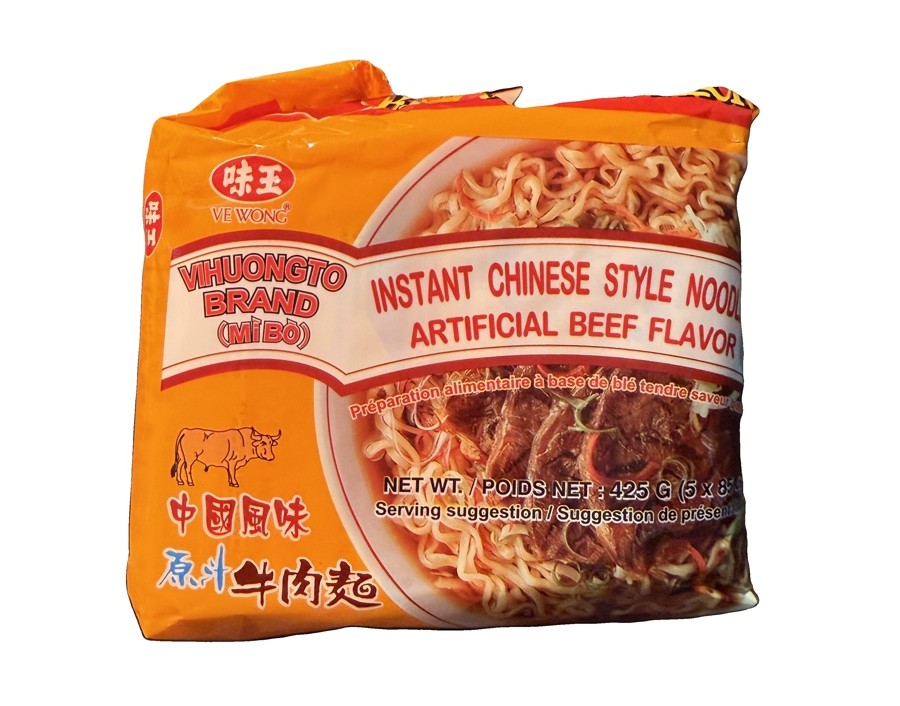 NOUILLES AU BOEUF X 5 P.