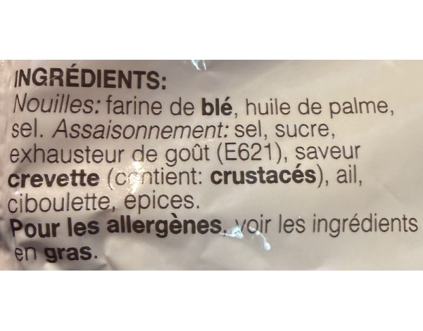 NOUILLES AU HOMARD