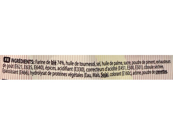 NOUILLES AUX CREVETTES TOM YUM