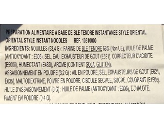 NOUILLES AUX CREVETTES