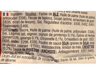 NOUILLES AUX CREVETTES