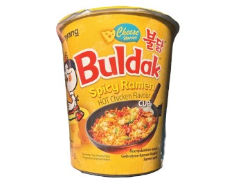 NOUILLES FRITE AU POULET FROMAGE