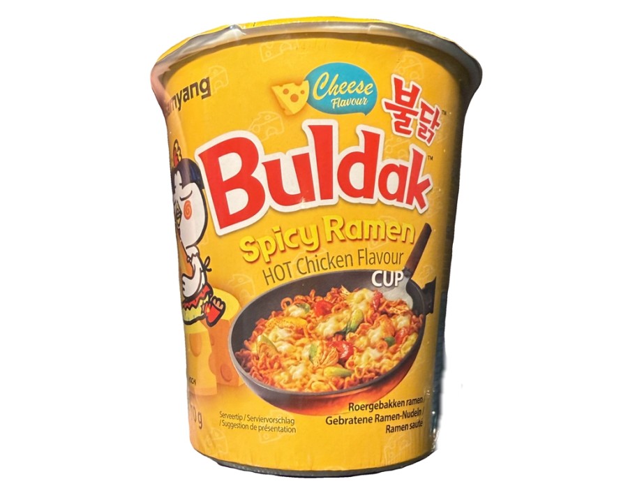 NOUILLES FRITE AU POULET FROMAGE