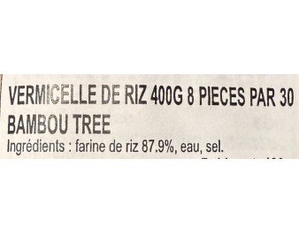 VERMICELLE DE RIZ BUN TUOI 8 P.