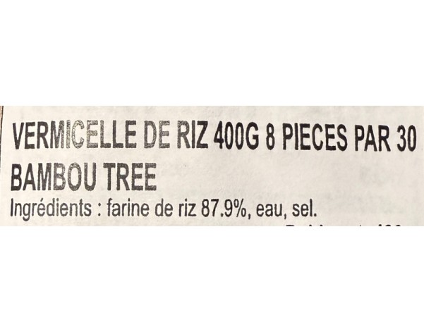 VERMICELLE DE RIZ BUN TUOI 8 P.