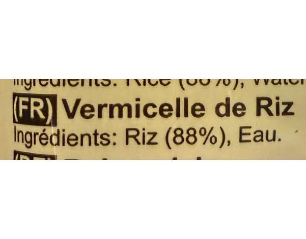 VERMICELLE DE RIZ BUN TUOI