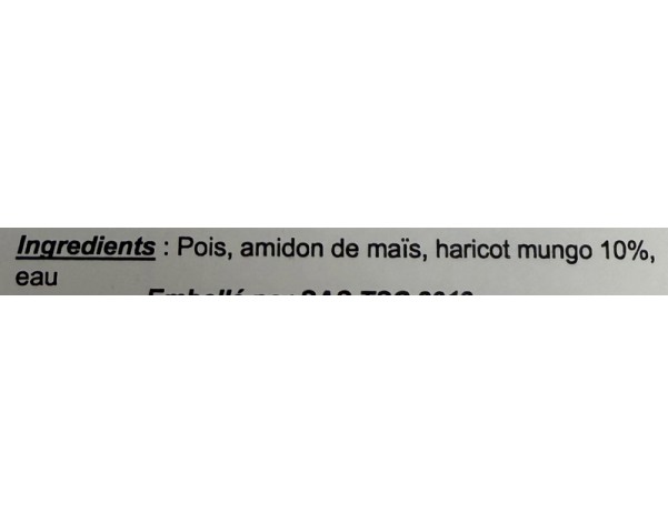 VERMICELLE DE HARICOT MUNGO 18-20 CM