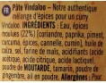 PATE DE CURRY VINDALOO FORT
