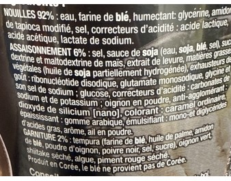 NOUILLE AU BLE UDON ARÔME POULET
