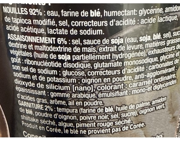 NOUILLE AU BLE UDON ARÔME POULET