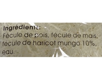 VERMICELLE DE HARICOT MUNGO COUPE