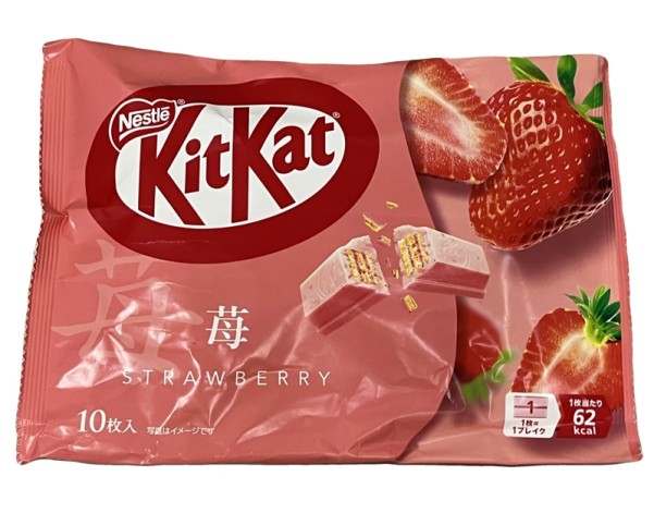 CHOCOLAT KIT KAT A LA FRAISE MINI 10 P.