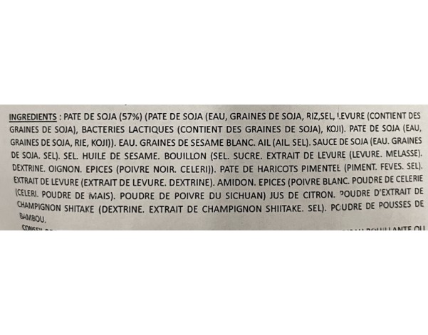 CONCENTRE DE SOUPE SAVEUR MISO