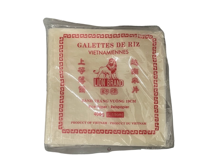 GALETTE DE RIZ 19 CM CARRE