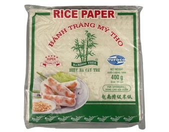 GALETTE DE RIZ 22 CM CARRE POUR ROULEAUX FROID